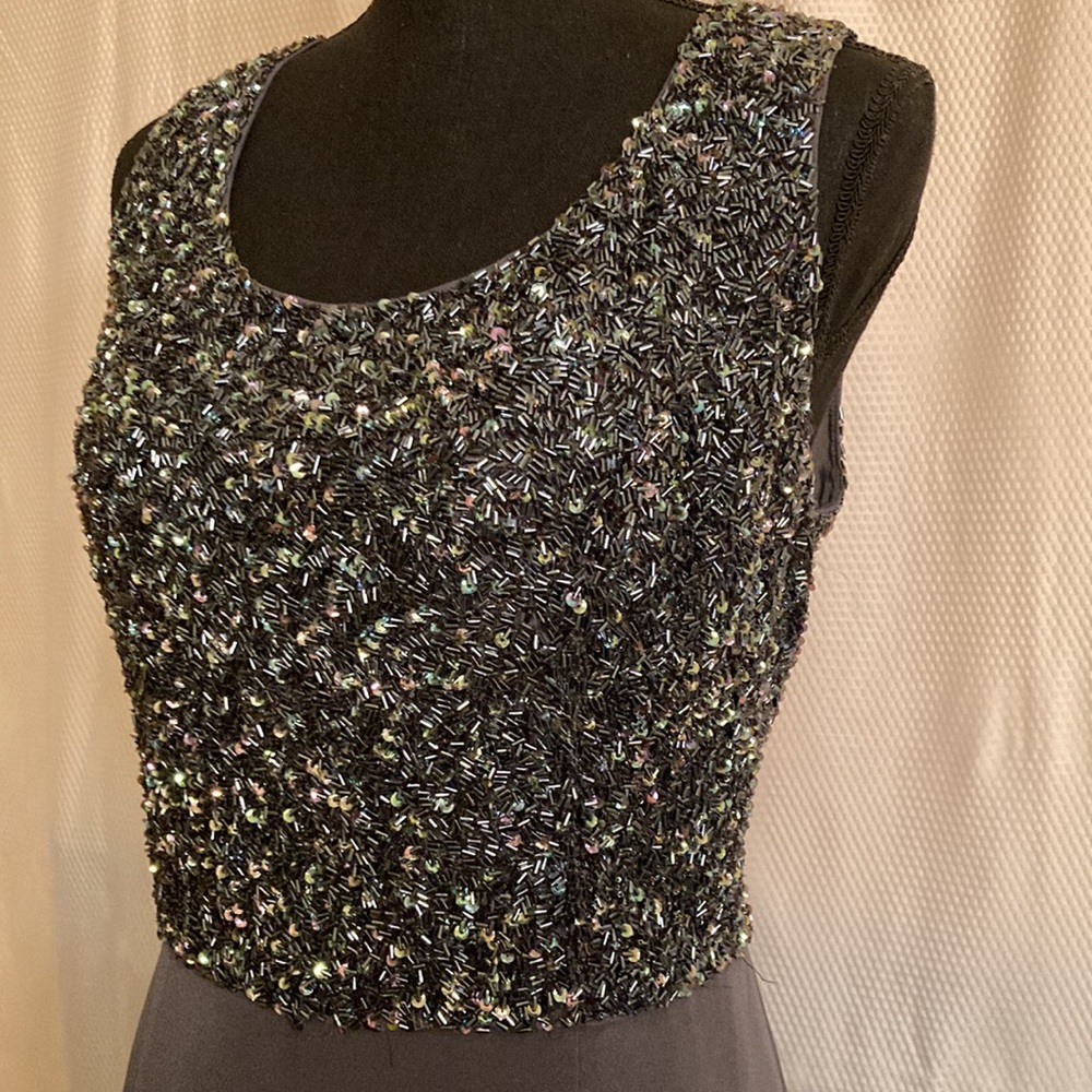 Vintage Vie by Victoria Boyd Beaded Formal Dress with Jacket -Size 14